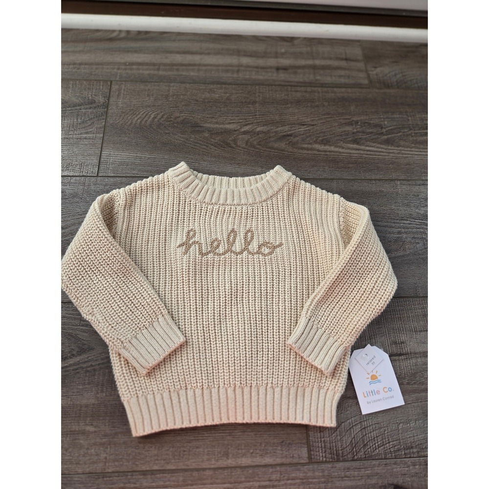 Little co baby girl sweater 18 mos